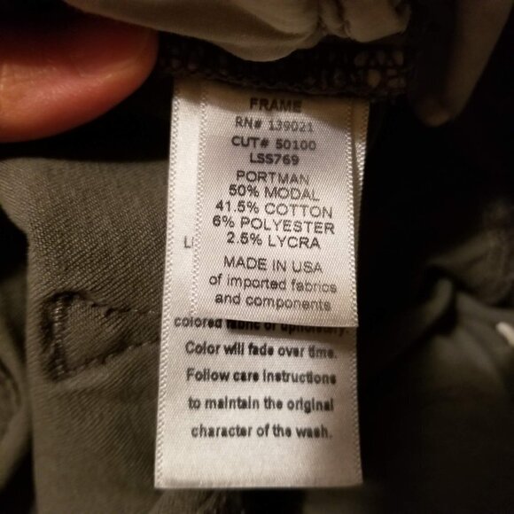 Frame Le Skinny de Jeanne Skinny Gray Jeans LSS769 - Picture 15 of 16